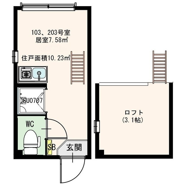 ミストラルの間取り