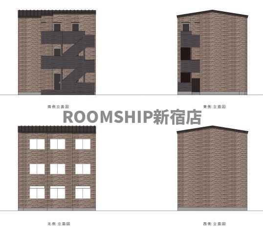 T.A北区上中里3丁目A棟の外観