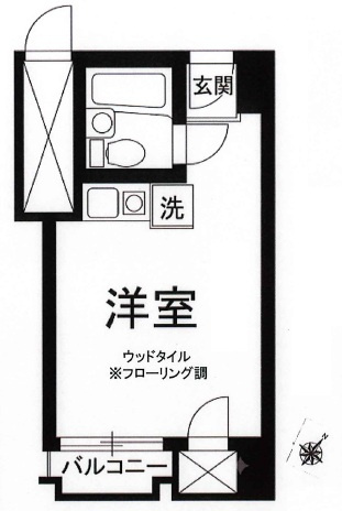 シャルマン文京千駄木の間取り