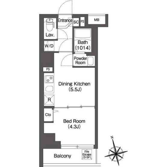 【間取り】 | コンフォリア・リヴ品川南大井