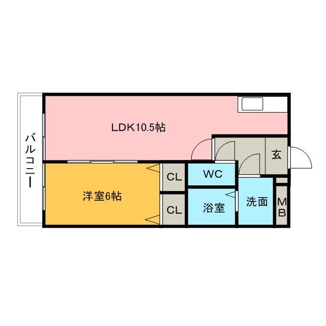 シーベルⅠの間取り