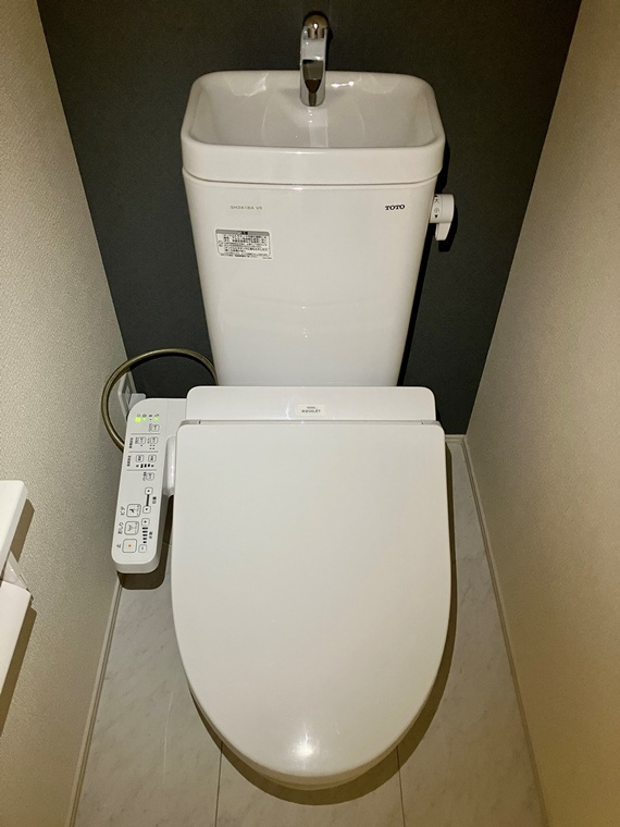 南田中戸建のトイレ|落ち着いたトイレです