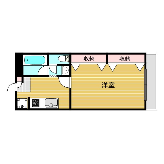 サンフラッツ新大阪別館の間取り