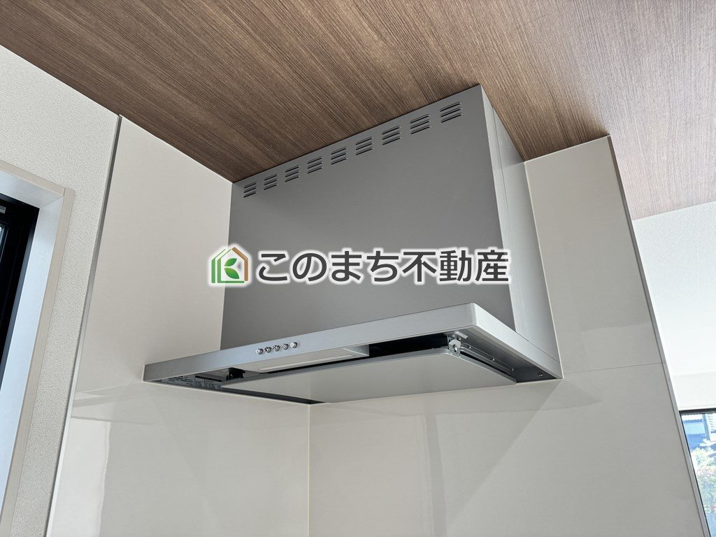 グラファーレ宇都宮市清原台17期のキッチン|お料理の匂いもスッキリ♪シンプルデザインで掃除も簡単‼