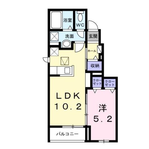 ＯＫＵＳＡＷＡ　ＣＯＵＲＴの間取り