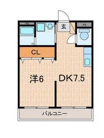 トリイハイツA棟の間取り