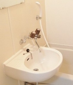 ヨコミゾマンションの洗面所