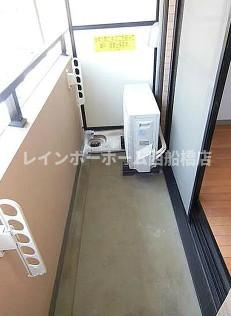 リバーメイト本町のバルコニー