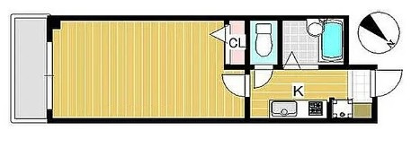 リバーメイト本町の間取り