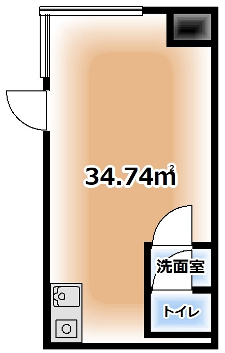 トーカンマンション五反田の間取り