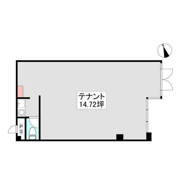 リブレス明神町　旧かぴーハイツKANBEの間取り