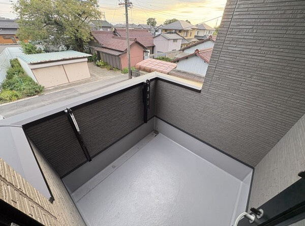 大赤見賃貸住宅Ｂ棟のバルコニー