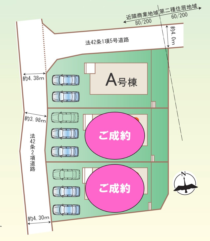 【新築戸建】渋川市石原348番の区画図|■区画図