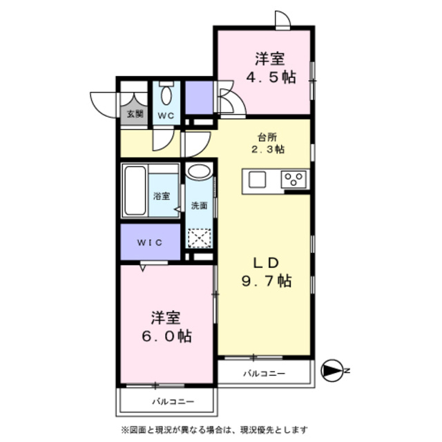 ルクール常盤台の間取り