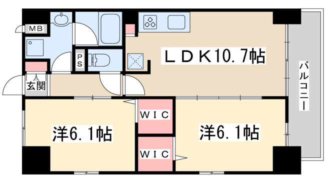 【間取り】 | プログレッセ新大阪