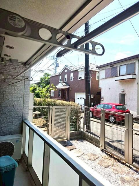 ルシェロ成城のバルコニー
