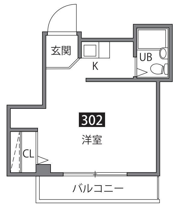 フランスコーポの間取り
