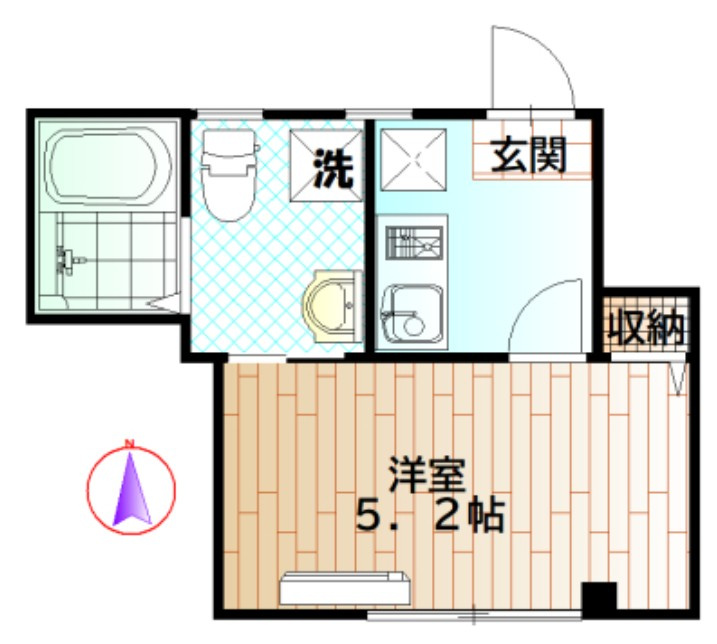 庚申マンションの間取り