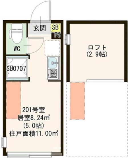 【間取り】 | ソラーレ新高円寺