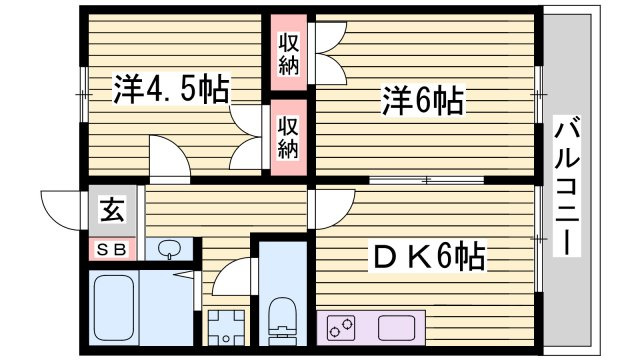 ウイングメゾンの間取り