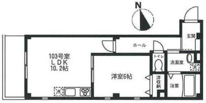 メゾンMUMEの間取り