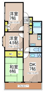 【間取り】 | MIハイツアザレア
