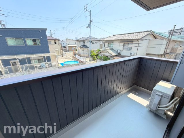 フィオーレガーデン北田宮　Cのバルコニー