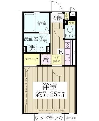 クレインハウス妙典の間取り|間取りです。