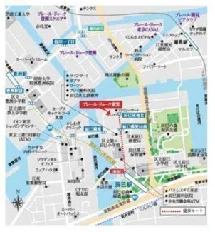 【地図】 | プレール・ドゥーク東雲