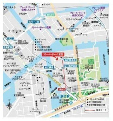 【地図】 | プレール・ドゥーク東雲