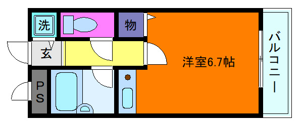 シティライフ六甲道Ⅲの間取り