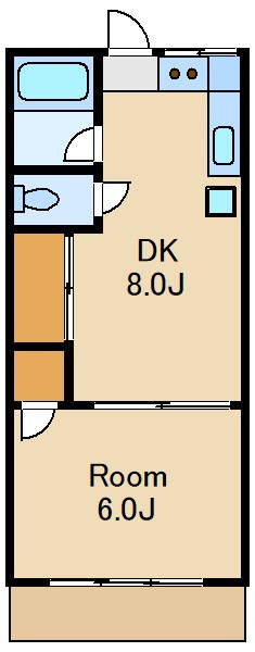 阿佐谷コーポの間取り