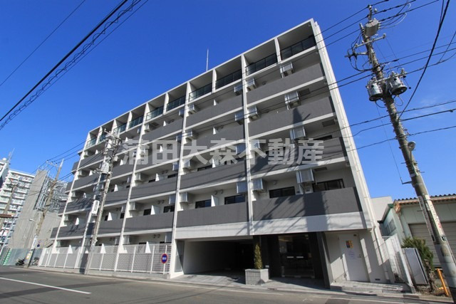 ハーモニーレジデンス池上の外観|外観　RC鉄筋コンクリート造地上6階建て総戸数51戸1K～1LDKの分譲賃貸マンション　駐車場バイク置き場駐輪場有