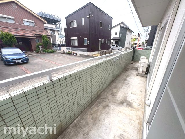 徳島市北沖洲３丁目の賃貸マンションのバルコニー