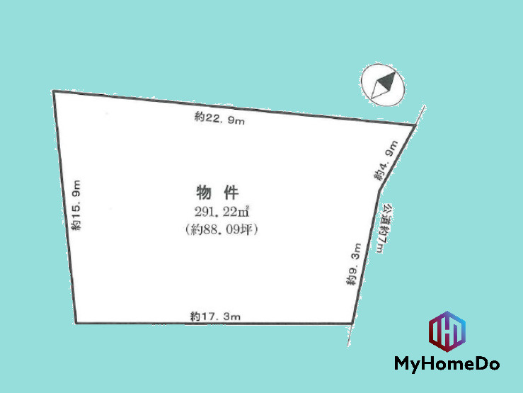 守山区深沢２丁目の土地図