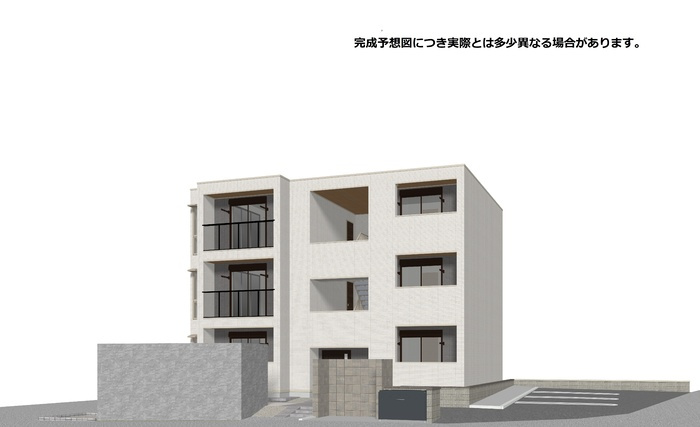 Luxe 三ツ沢（リュクス）の外観パース|Luxe 三ツ沢（リュクス）パース