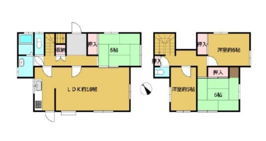 中古戸建　東松山市松風台3-26（期間限定現況販売）の間取り