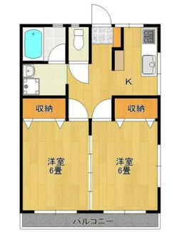 【間取り】 | コーポ山石 | 間取りです。