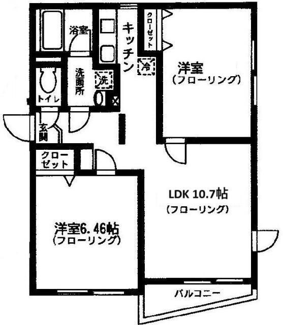 ＭＯＤＵＬＯＲ　ＭＩＴＡＫＡの間取り|間取りです。
