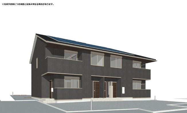 【外観パース】 | VILLA NOIRE NORD