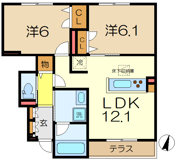 【間取り】 | VILLA NOIRE NORD