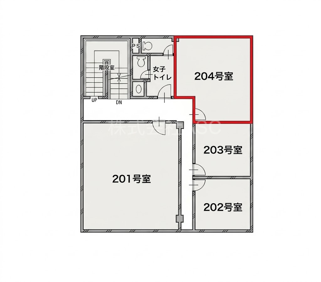 ＤＳビルの間取り