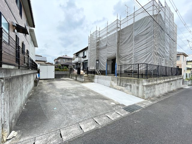 中古戸建　郡山市大槻町原田東　朝日が丘小・郡山第七中の外観|現在リフォーム工事中！駐車場は3台分へ拡張工事完了いたしました！