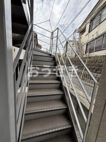 メルディア黄金町のバルコニー