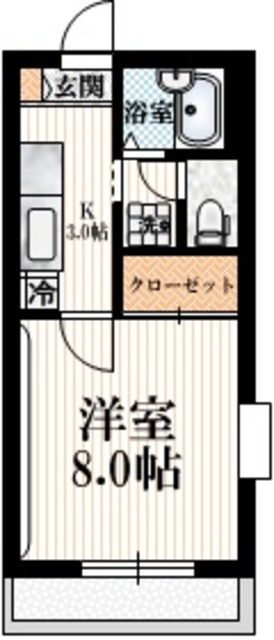 メゾン　ド　ポルックスの間取り