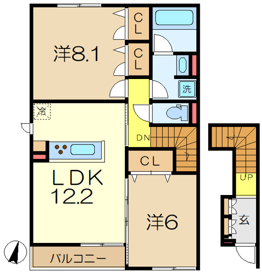 【間取り】 | VILLA NOIRE NORD