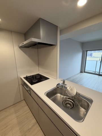 足立区千住龍田町の賃貸マンションのキッチン|お料理しやすいキッチンです
