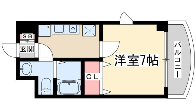 【間取り】 | ノルデンハイムリバーサイド十三