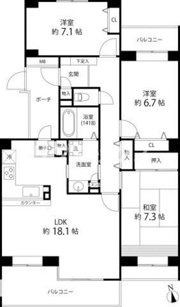 T's garden西寺尾 E棟