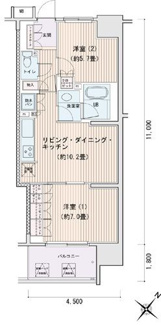 【間取り】 | エスティメゾン豊洲レジデンスC棟